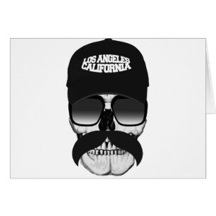Skull mustache Kalifornien