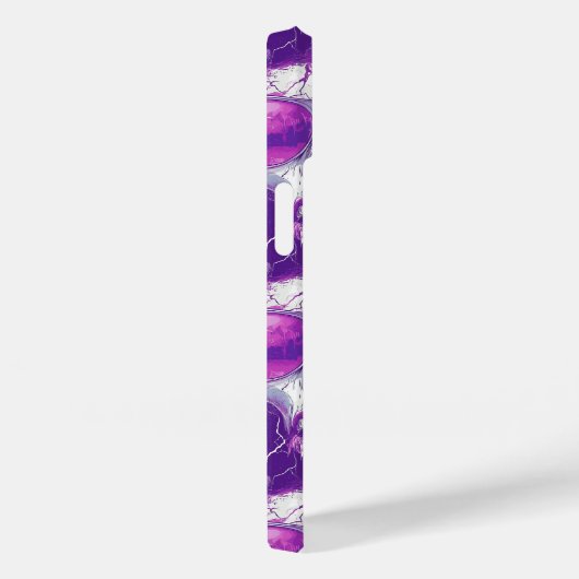 Skull Muster Design mit Lila Sonnenbrille Case-Mate iPhone Hülle (Rückseite / Rechts)