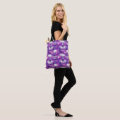 Skull Muster Design mit Lila Sonnenbrille Tasche (Am Model)