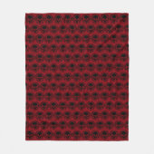 Skull-Muster Elegante Fun Halloween hat jede Farbe Fleecedecke (Vorderseite)