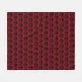 Skull-Muster Elegante Fun Halloween hat jede Farbe Fleecedecke (Vorderseite (Horizontal))
