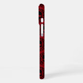 Skull-Muster Extravagante Halloween wird farblich iPhone Hülle (Linke Seite)