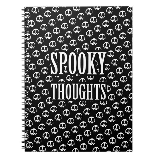 Skull-Muster-Notebooks Notizblock (Vorderseite)