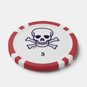 Skull n Bones 5 Poker-Chip Pokerchips (Einzeln)