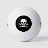 Skull n Bones Black Callaway Warbird Golf Bälle 3 (Vorderseite)