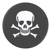 Skull n Bones Black Hockey Puck (Vorderseite)