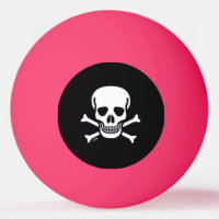 Skull n Bones Black or glan 1 Stern Tischtennisbal