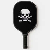 Skull n Bones black pickleball paddle (Vorderseite)