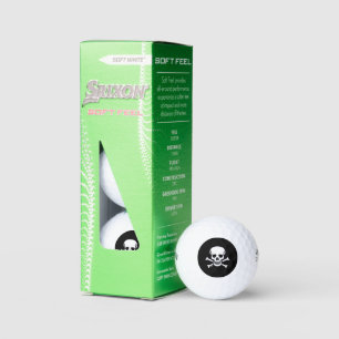 Skull n Bones Black Srixon Soft Fee Golf Bälle
