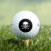 Skull n Bones Black Taylor Made TP5 Golfbälle (Insitu T-Shirt)