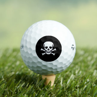 Skull n Bones Black Taylor Made TP5 Golfbälle