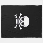 Skull-n-Bones-Fleecedecke Fleecedecke (Vorderseite (Horizontal))