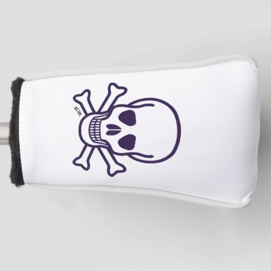 Skull n Bones Golf Pappdeckel Golf Headcover (Vorderseite)