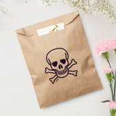 Skull n Bones kraft favor bags Geschenktütchen (Versiegelt)