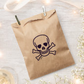 Skull n Bones kraft favor bags Geschenktütchen (Ausgeschnitten)