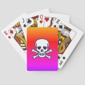 Skull n Bones Neon Poker Spielkarten (Rückseite)