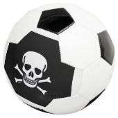 Skull n Bones Schwarzer Fußball (Dreiviertel)