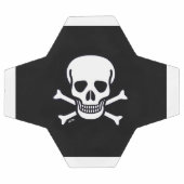 Skull n Bones Schwarzer Fußball (Flach)
