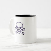 Skull n Bones zwei Töne Tasse (Vorderseite Links)