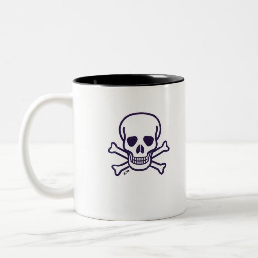 Skull n Bones zwei Töne Tasse (Links)