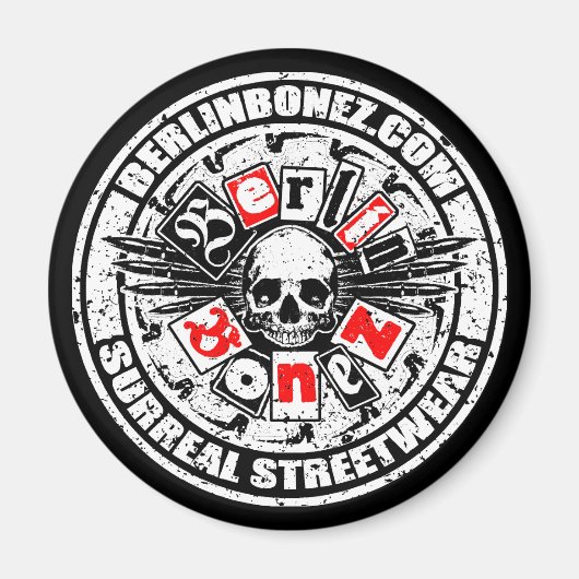 SKULL 'N' BULLETS MAGNET (Vorne)