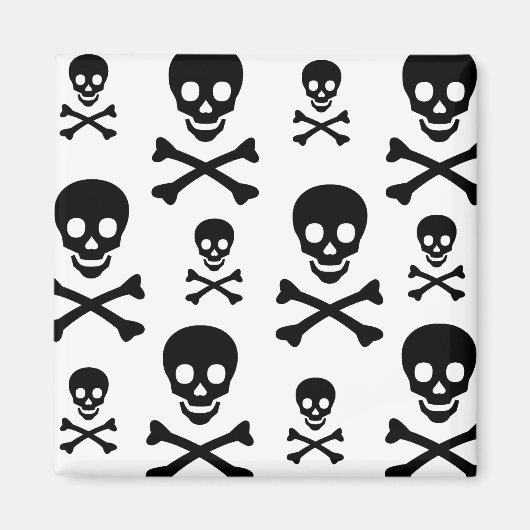 Skull N Crossbones Magnet (Vorne)
