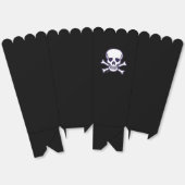 Skull n Knochen schwarze Popcornboxen Geschenkschachtel (Ungeklappt)