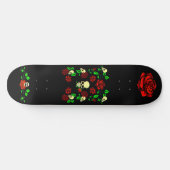 Skull N Rose 3D Skateboard (Horizontal)