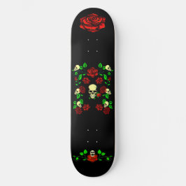 Skull N Rose 3D Skateboard