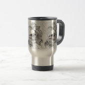 Skull N Rose Tasse (VorderseiteRechts)