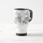 Skull N Rose Travel Mug Reisebecher (VorderseiteRechts)