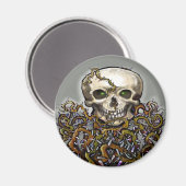 Skull-n-Thorns Magnet (Vorderseite/Rückseite)