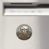 Skull-n-Thorns Magnet (In Situ (Geschirrspüler))