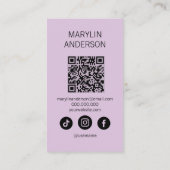 Skull Nail Polnische Flasche Gothic Nail Techniker Visitenkarte (Rückseite)