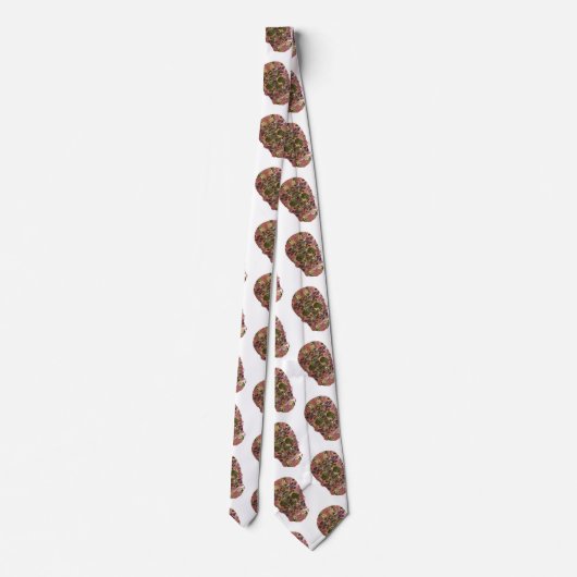 Skull Neck Tie Krawatte (Rückseite)