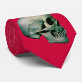 Skull Neck Tie Krawatte (Gerollt)