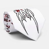 Skull Neck Tie Krawatte (Gerollt)