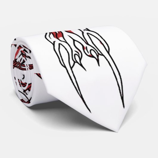 Skull Neck Tie Krawatte (Gerollt)