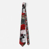 Skull Necktie Krawatte (Vorderseite)
