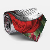 Skull Necktie Krawatte (Gerollt)