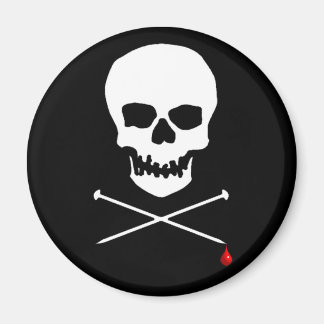 Skull & Needle Magnet