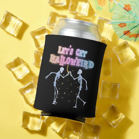 Skull Neon Halloween Halloween Halloween Tanzskele Dosenkühler (In Situ Sommer)