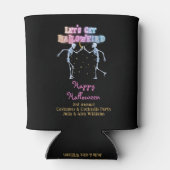 Skull Neon Halloween Halloween Halloween Tanzskele Dosenkühler (Rückseite)