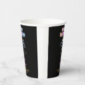 Skull Neon Halloween Halloween Halloween Tanzskele Pappbecher (Rechts)