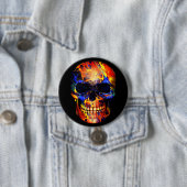 SKULL NEON PAINT ABSTRAKT BUTTON (Beispiel)