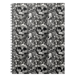 Skull-Notebook Notizblock