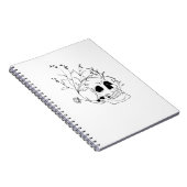 Skull-Notebook Notizblock (Rechte Seite)