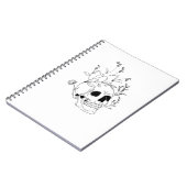 Skull-Notebook Notizblock (Linke Seite)