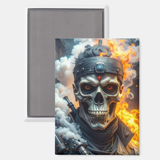 Skull of Doom Magnet (Vorderseite/Rückseite)