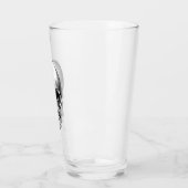 Skull Old School Glas (Links)